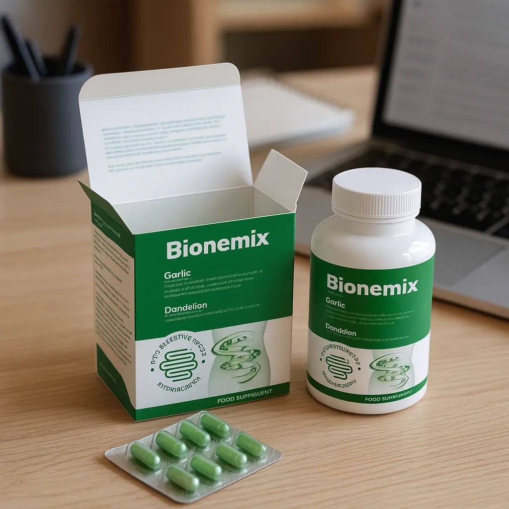 Bionemix-ის შეფუთვის რეალური ფოტო მყიდველისაგან